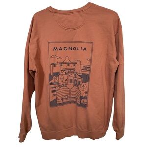 Comfort Colors MAGNOLIA Waco Texas Peach Pink Crewneck Sweatshirt Women’s L